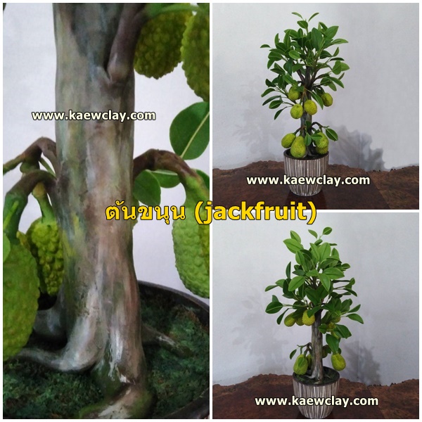 DVD การสอนทำต้นขนุน หรือ Link Online (DVD How to make Jackfruit with KAEWCLAY)