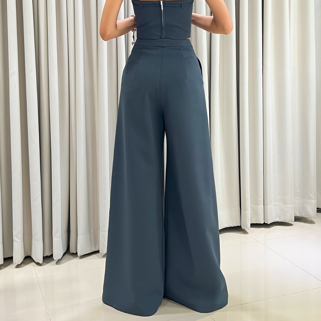 Lism P-037 High-Class Wide Leg Pants กางเกงขากว้างทรงหรู