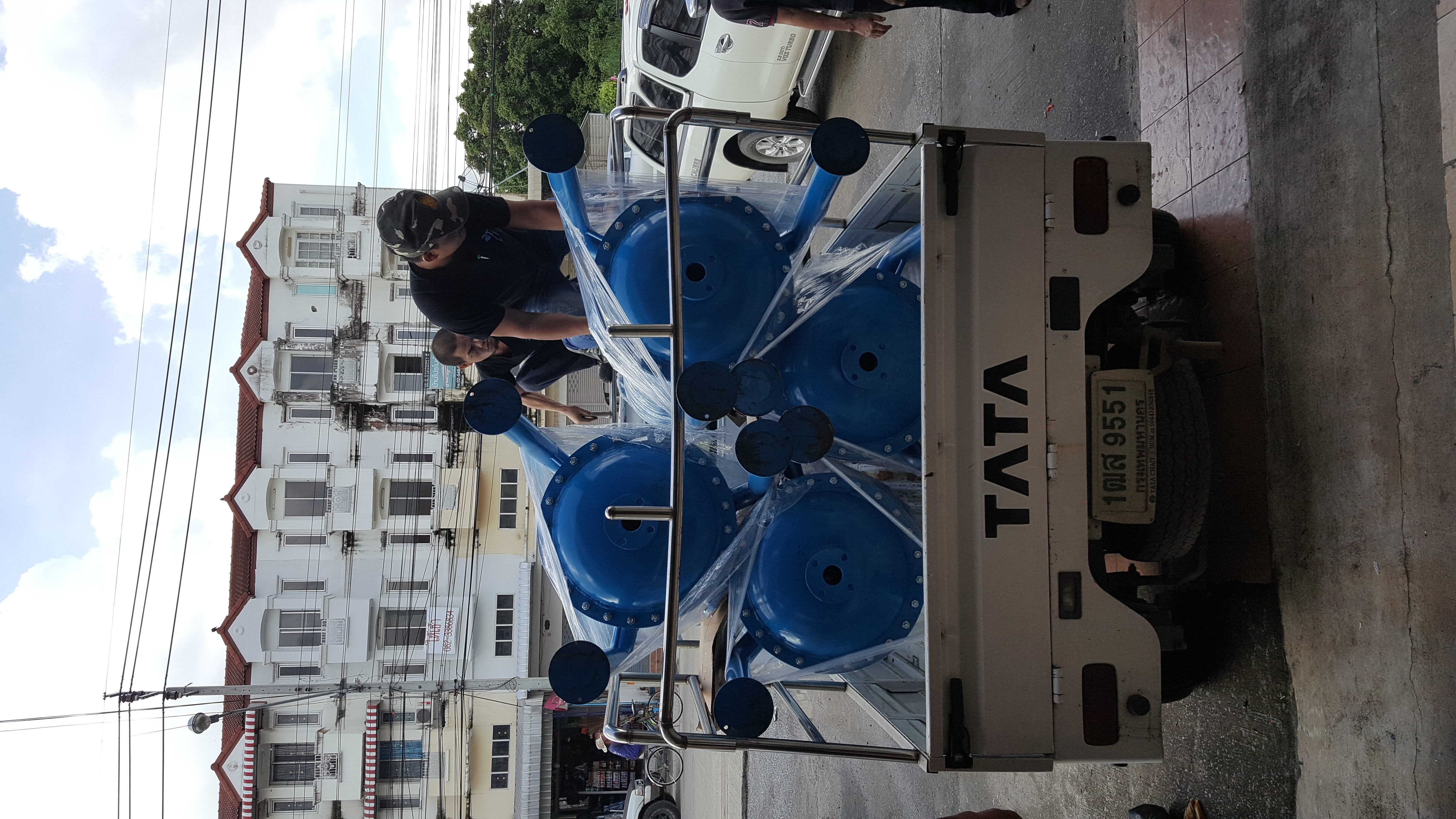 ถังกรองเหล็กขนาด28นิ้ว (70cm. x 150cm. x 4.5 mm.)