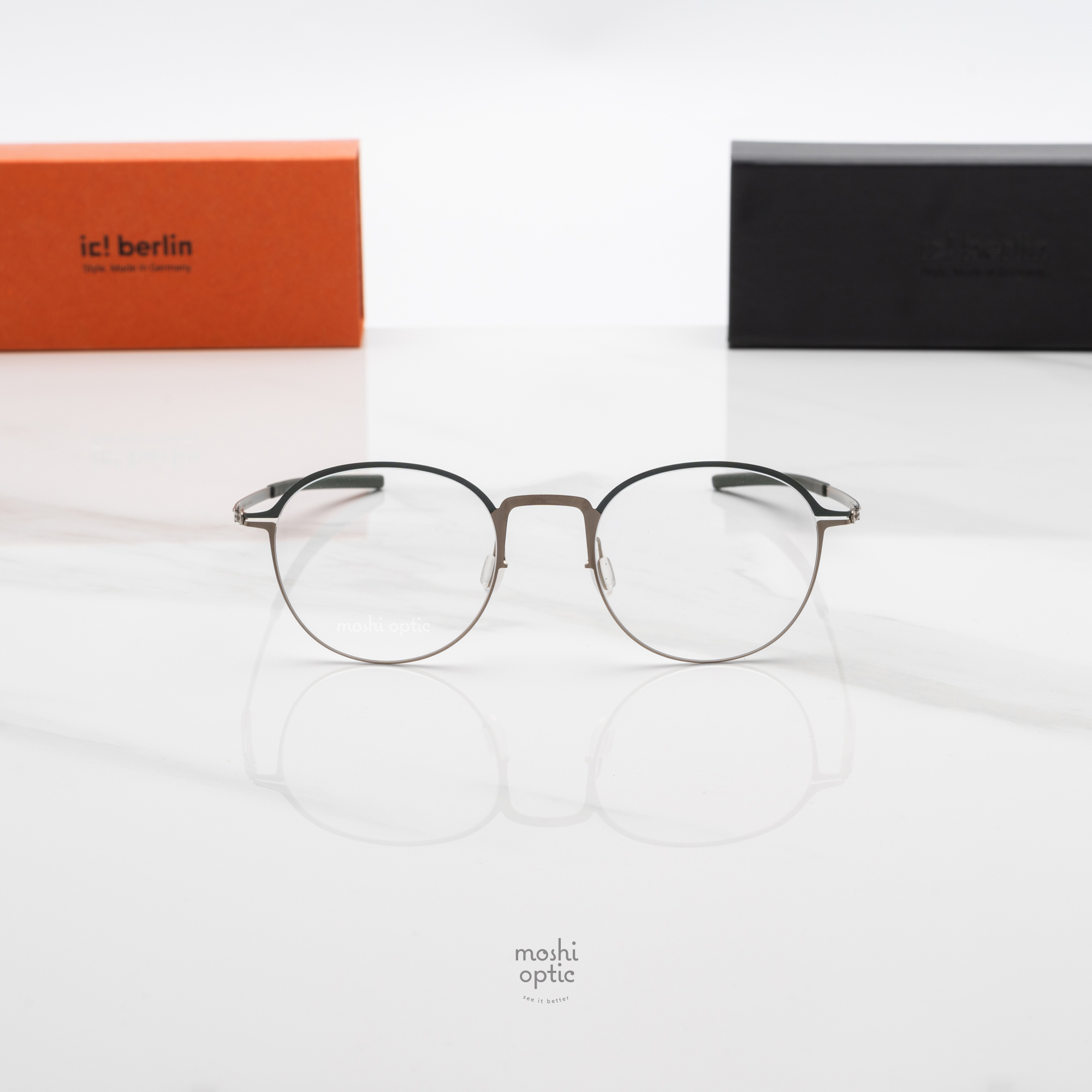 กรอบแว่น IC BERLIN Kayoko Racing Green Bronze