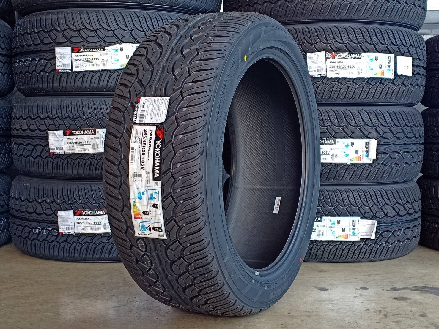 ยางใหม่ YOKOHAMA PARADA 255/45-20 ราคาพิเศษ