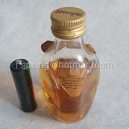 เหล้าขวดเล็ก เหล้าแท้ขวดแก้ว Dimple Old Blended Scotch Whisky