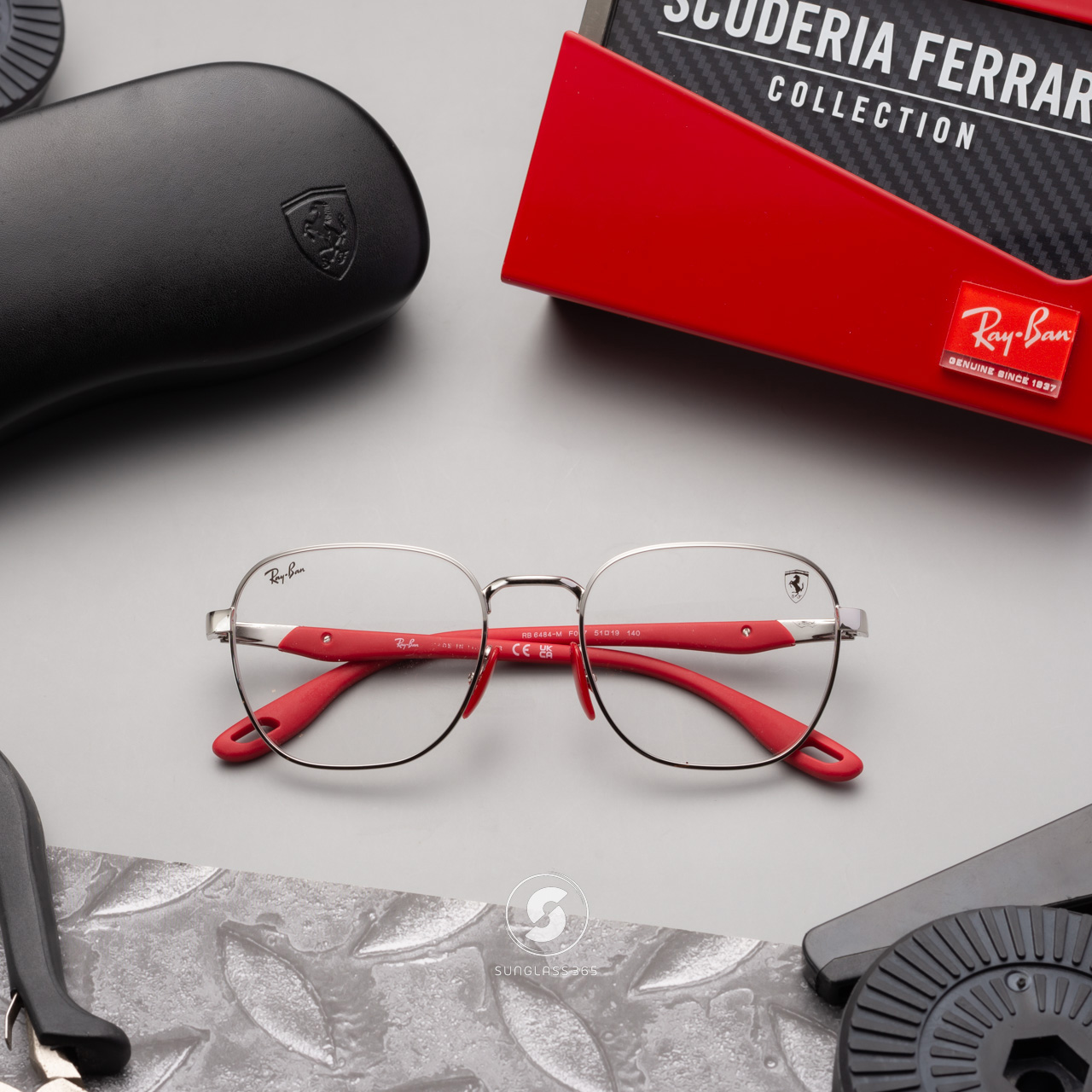 Ray-Ban Ferrari Collection RX6484M F007 Silver
