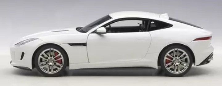 โมเดลรถเหล็ก โมเดลรถยนต์ jaguar f type white 3