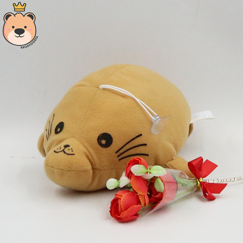 เซ็ตเซอร์ไพรส์ ตุ๊กตา แมวน้ำ อุ๋งๆ size 8นิ้ว สี [ เทา,เหลือง , ชมพู ,สีชา ] พร้อมเม็ดโฟมคละสี น่ารัก กล่องเปิดฝาเล็กกว่าครึ่งAขาว (ส่งด่วน)