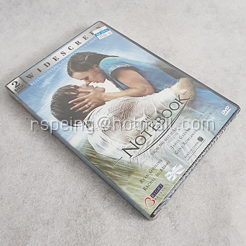 DVD (ซีล) ภาพยนตร์ฝรั่ง The Notebook : รักเธอหมดใจ ขีดเอาไว้ให้โลกจารึก