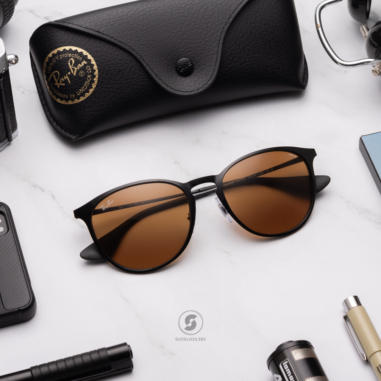 Ray-Ban Erika RB3539 002/Q4 Black Evolve