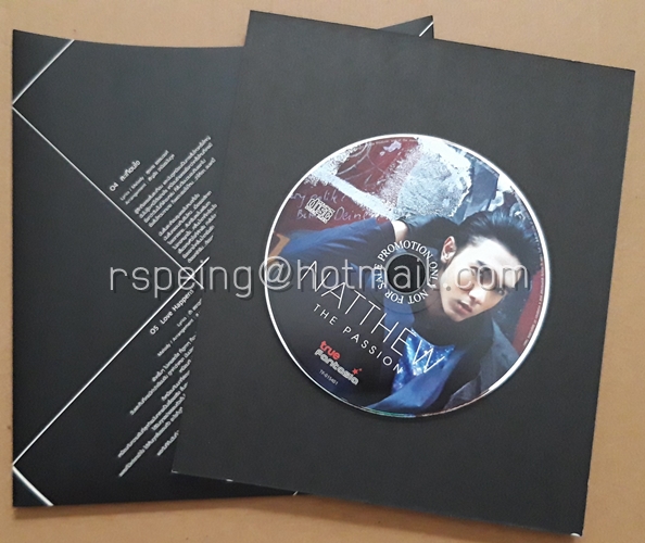 ชุด CD และ Photobook : Natthew The Passion พร้อมลายเซ็นที่กล่อง