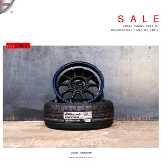 ล้อแท้ ENKEI TUNING SC55 ขอบ15 พร้อมยาง ลดราคา