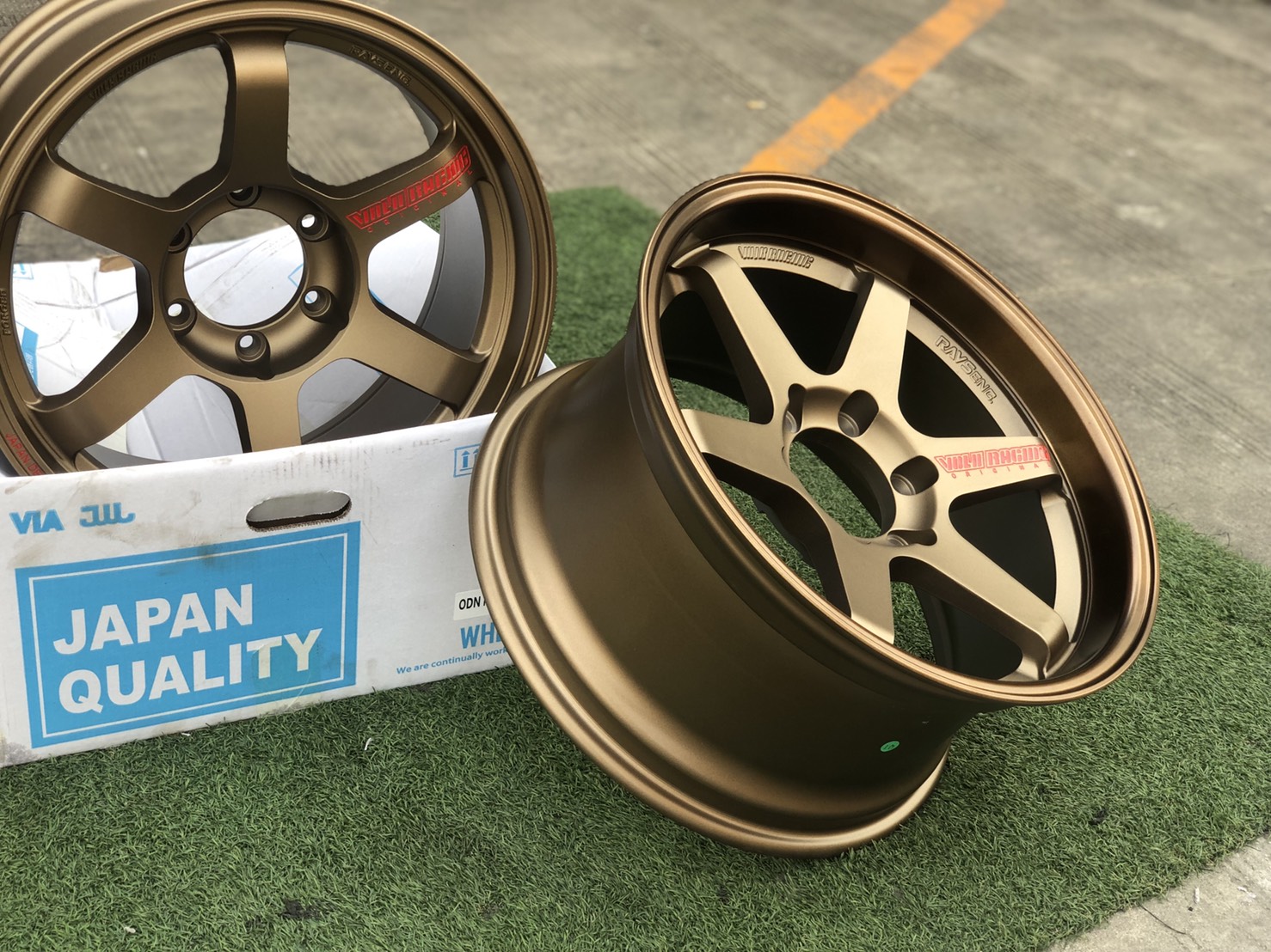 TE37หยอดแดง JAPAN QUALITY ขอบ18