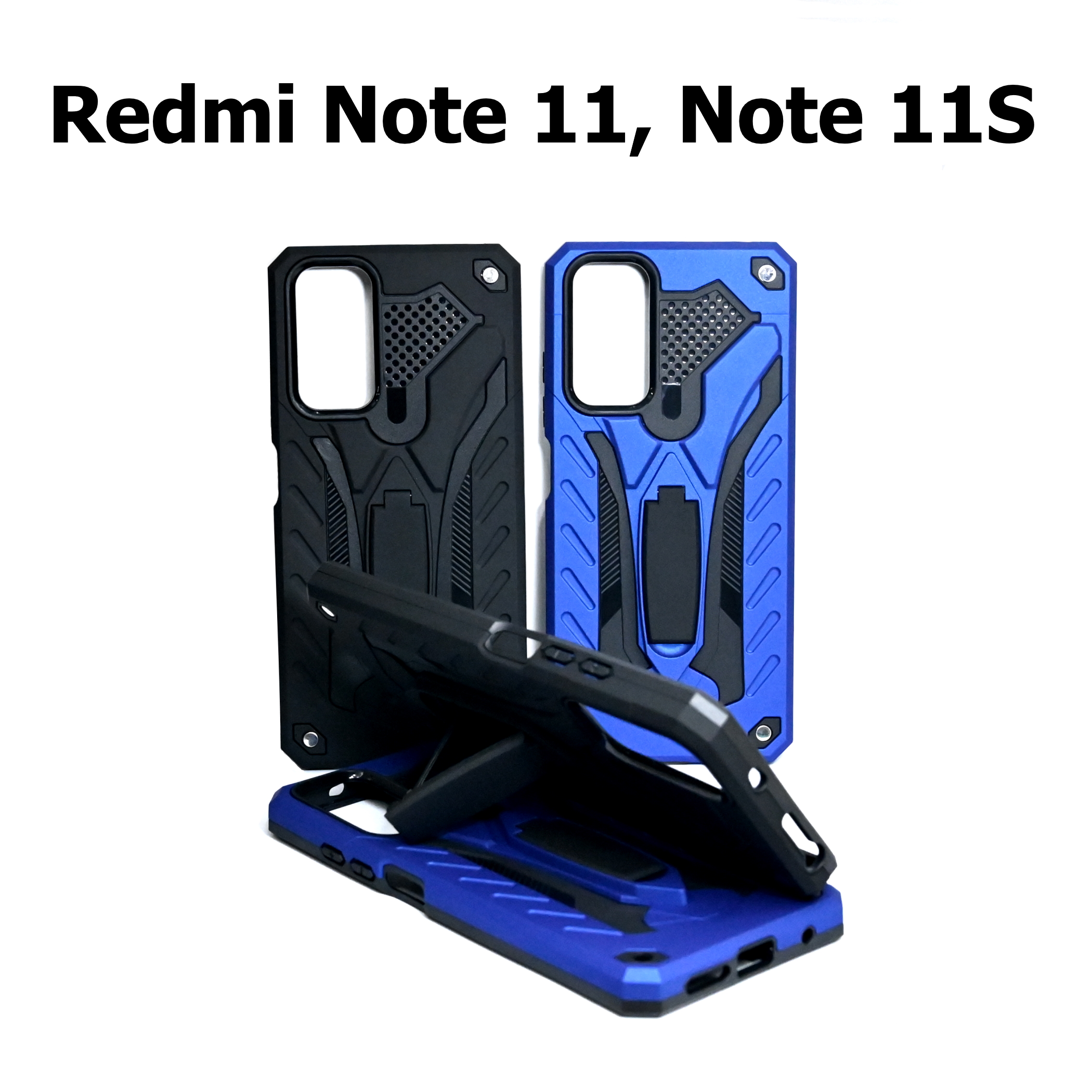 เคส Redmi Note 11, Note 11S - เคสหุ่นยนต์ กันกระแทก ตั้งได้