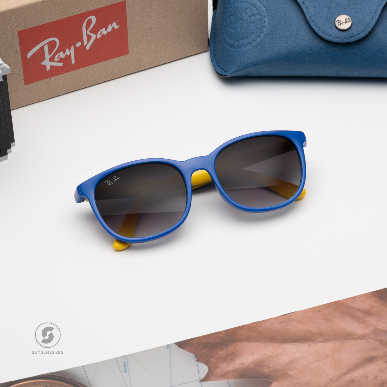 Ray Ban RJ9079S 71328G Light Blue on Yellow