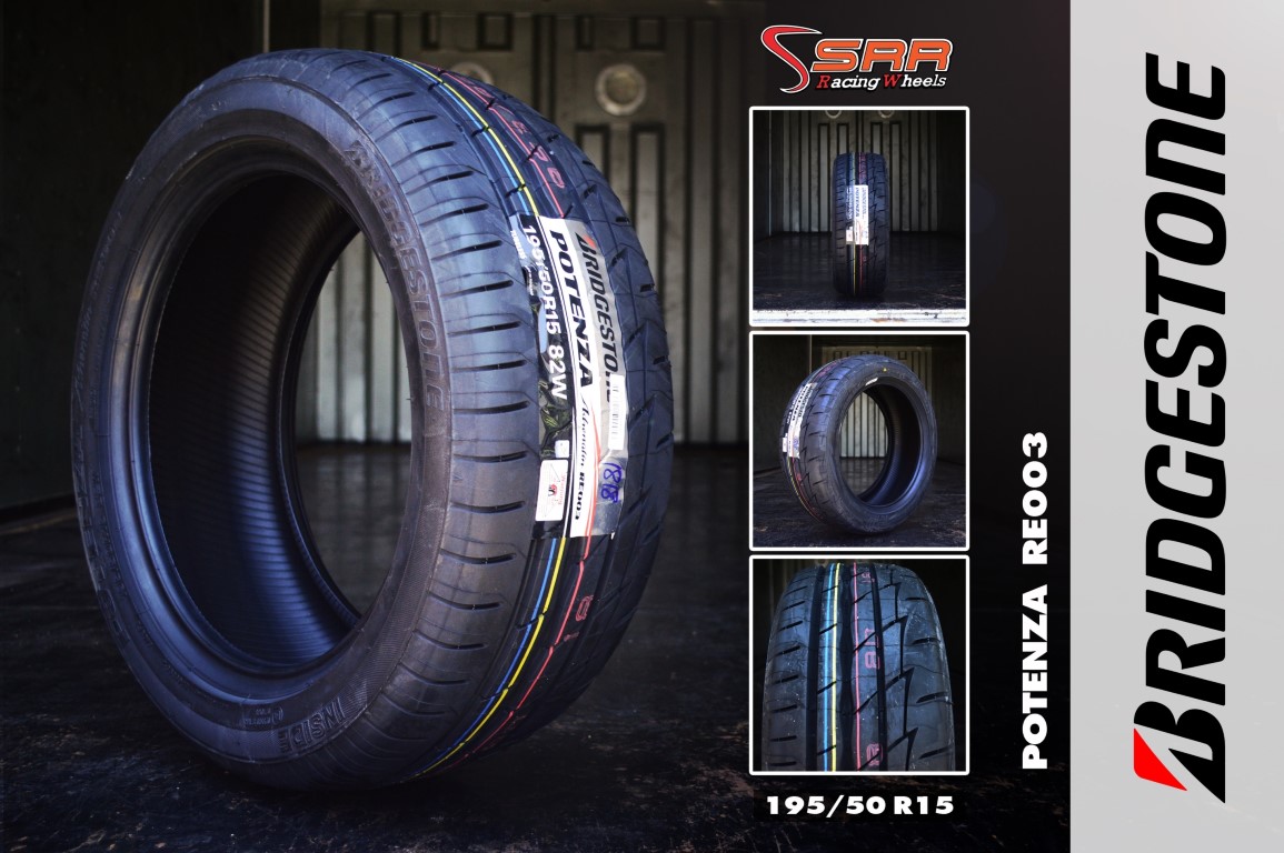 #แนะนำยางใหม่_คุณภาพดีเยี่ยม_ราคาสุดพิเศษ #BRIDGESTONE_RE003 195/50R15 ปี18
