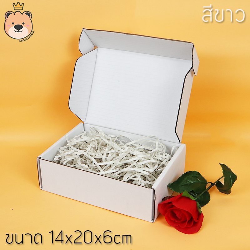 กล่องของขวัญ ไดคัท + กระดาษฝอย [มี 6 สีให้เลือก] กล่องพร้อมกระดาษฝอย กล่องของขวัญสวยหรู (แถมฟรี ช่อดอกไม้คราฟท์/โบว์)