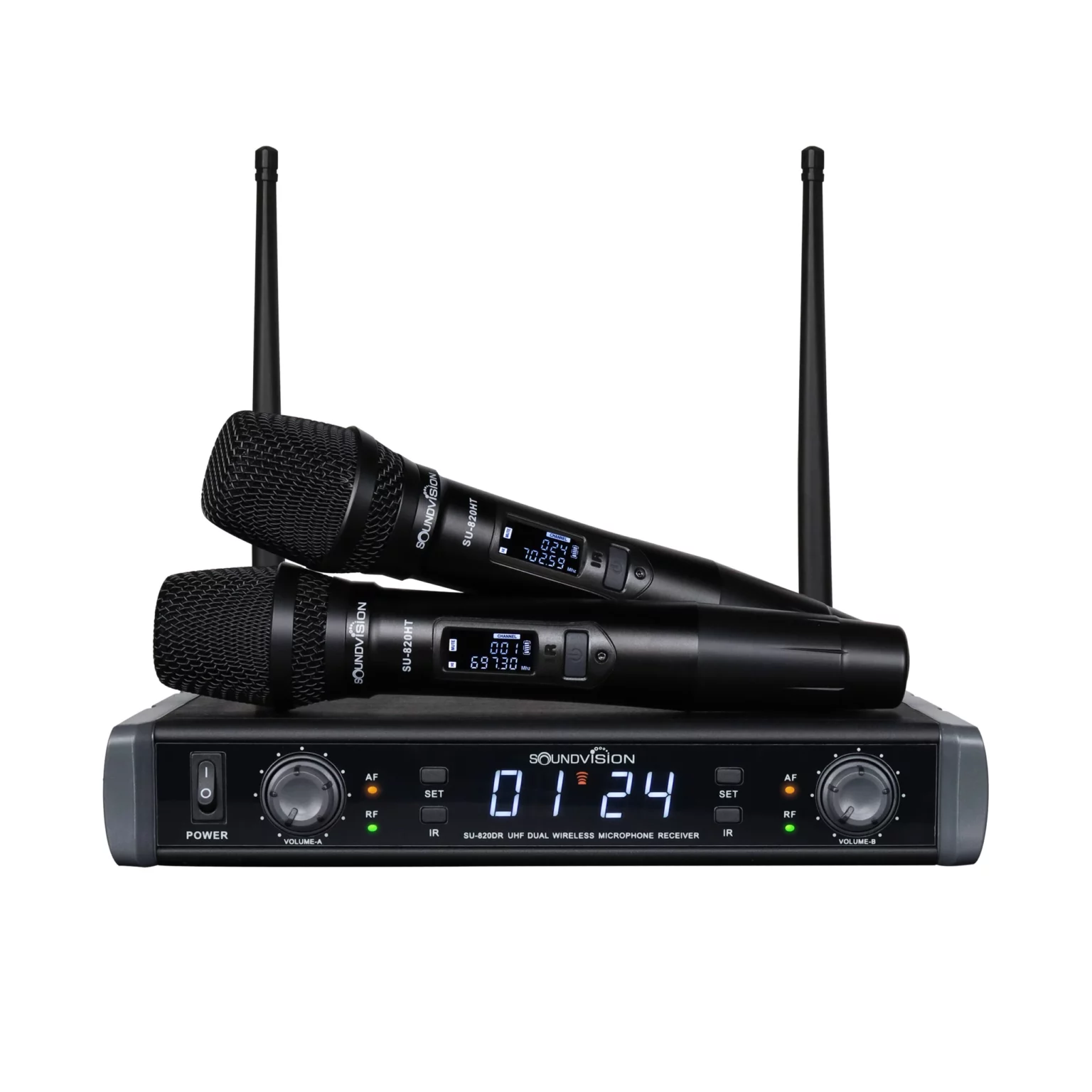 SOUNDVISION SU-820D/HT ไมค์ลอย มือถือคู่ ย่าน UHF