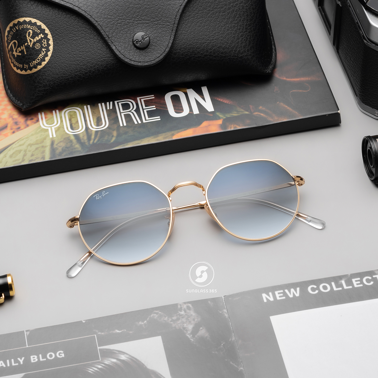 RayBan Jack RB3565 001/86 Gold