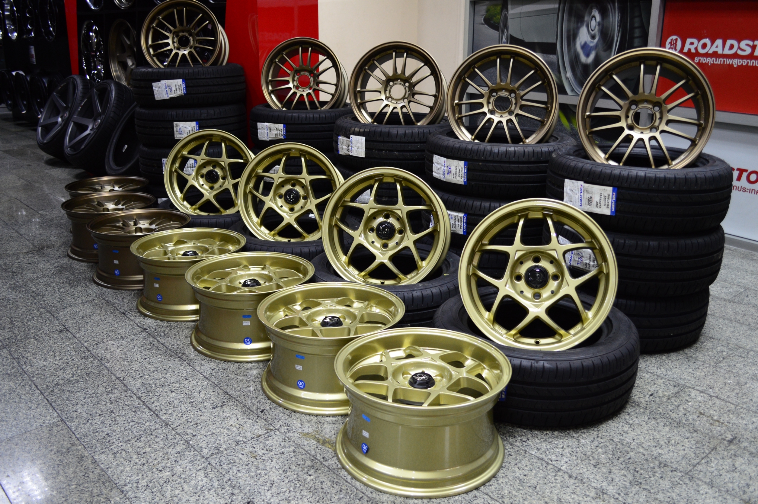 ล้อใหม่ขอบ15 ยางFALKEN ชุด 9980 ปกติ 20000