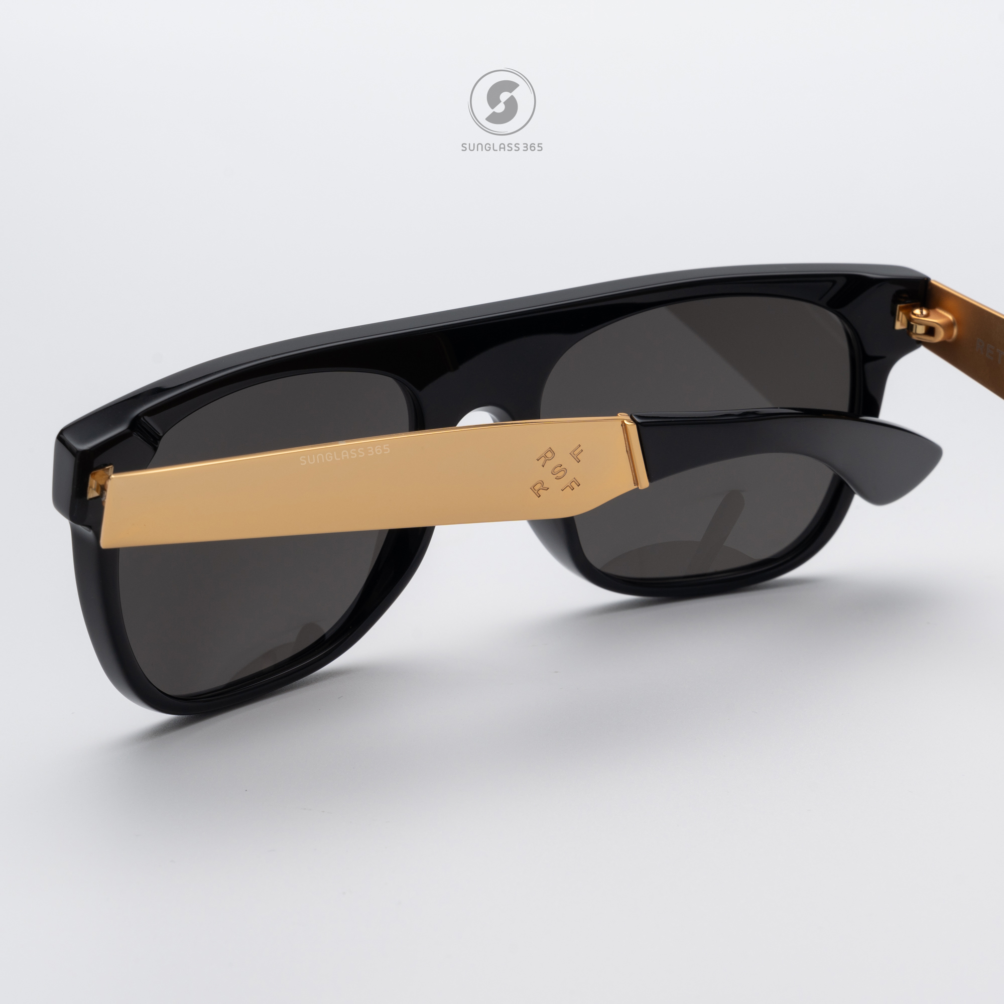 แว่นกันแดด SUPER SP 6YJ SUPER FLAT TOP Francis Black Gold