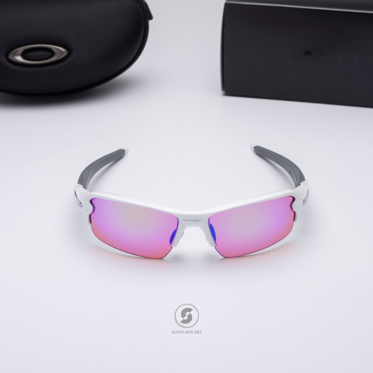 Oakley OO9271-10 Flak 2.0 (A) Polished White Prizm Golf