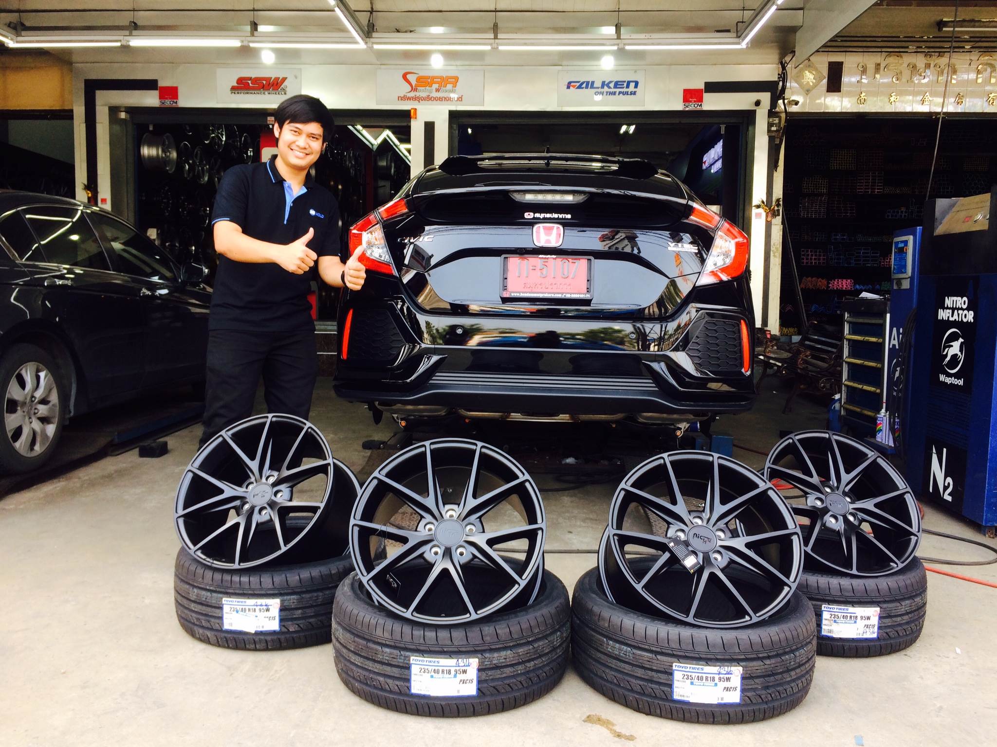 ล้อแท้ NICHE MISANO ขอบ18 ราคาถูก ทุกสเป็ค