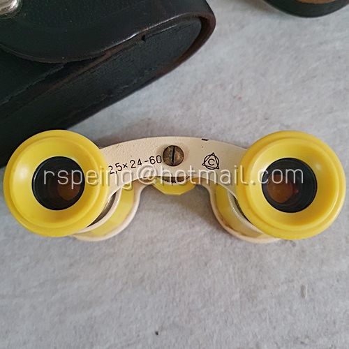 กล้องส่องทางไกลวินเทจแบบพกพา Opera Glasses 2.5 x 24-60 พร้อมซองหนัง