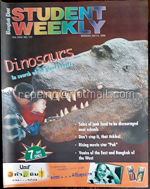 Student Weekly Vol.XXXI No.772 Monday 6 July 1998