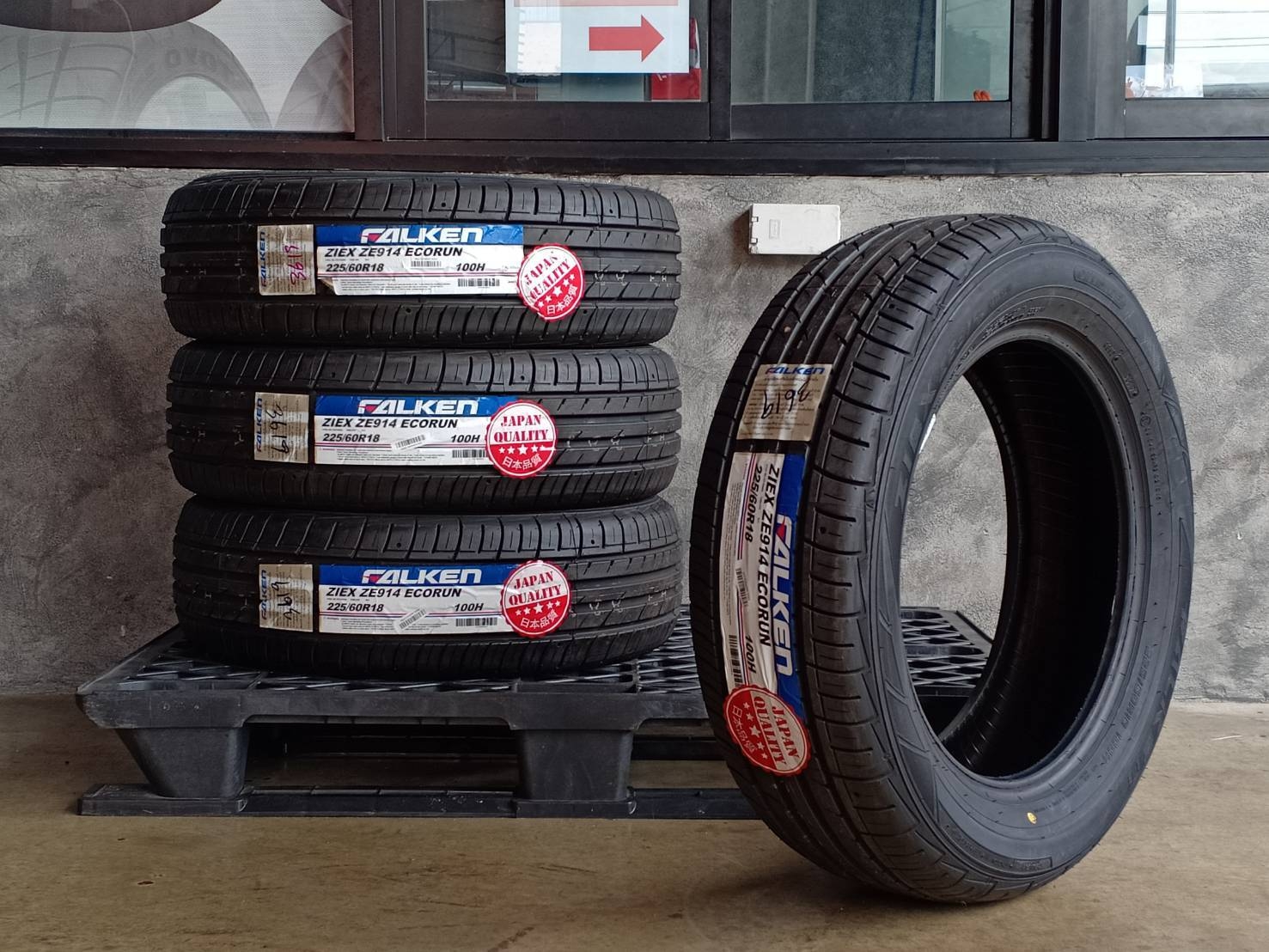 FALKEN 225/60R18 ZIEX ZE914 ECORUN 100H MADE IN THAILAND