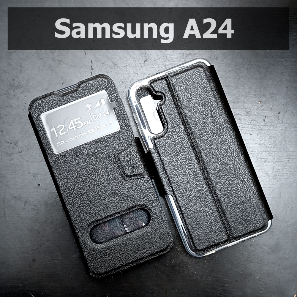 เคส Samsung A24 - เคสฝาพับ ซัมซุง โชว์เบอร์ วางตั้งได้