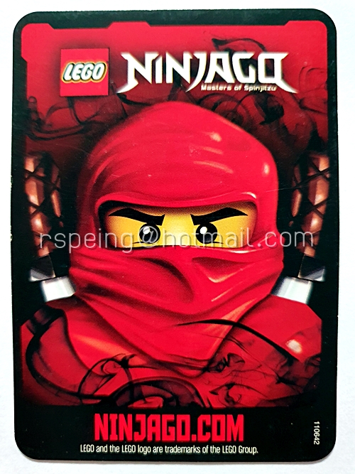 LEGO NinjaGo Card 2012 : White Out (101/125)