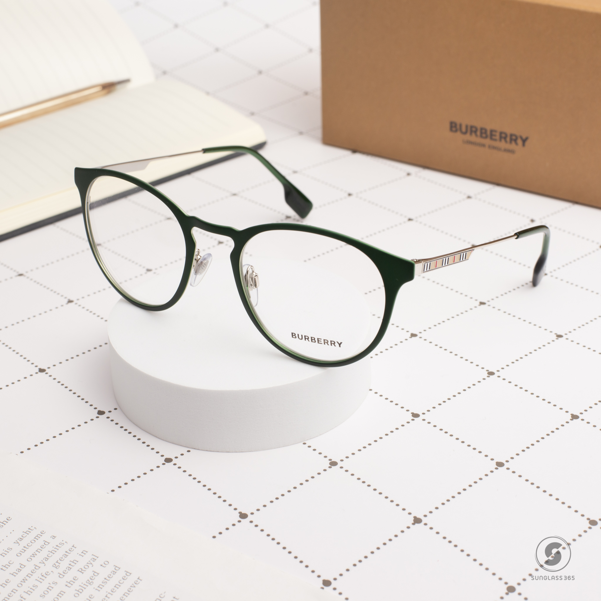 BURBERRY YORK BE1360 1327 Green