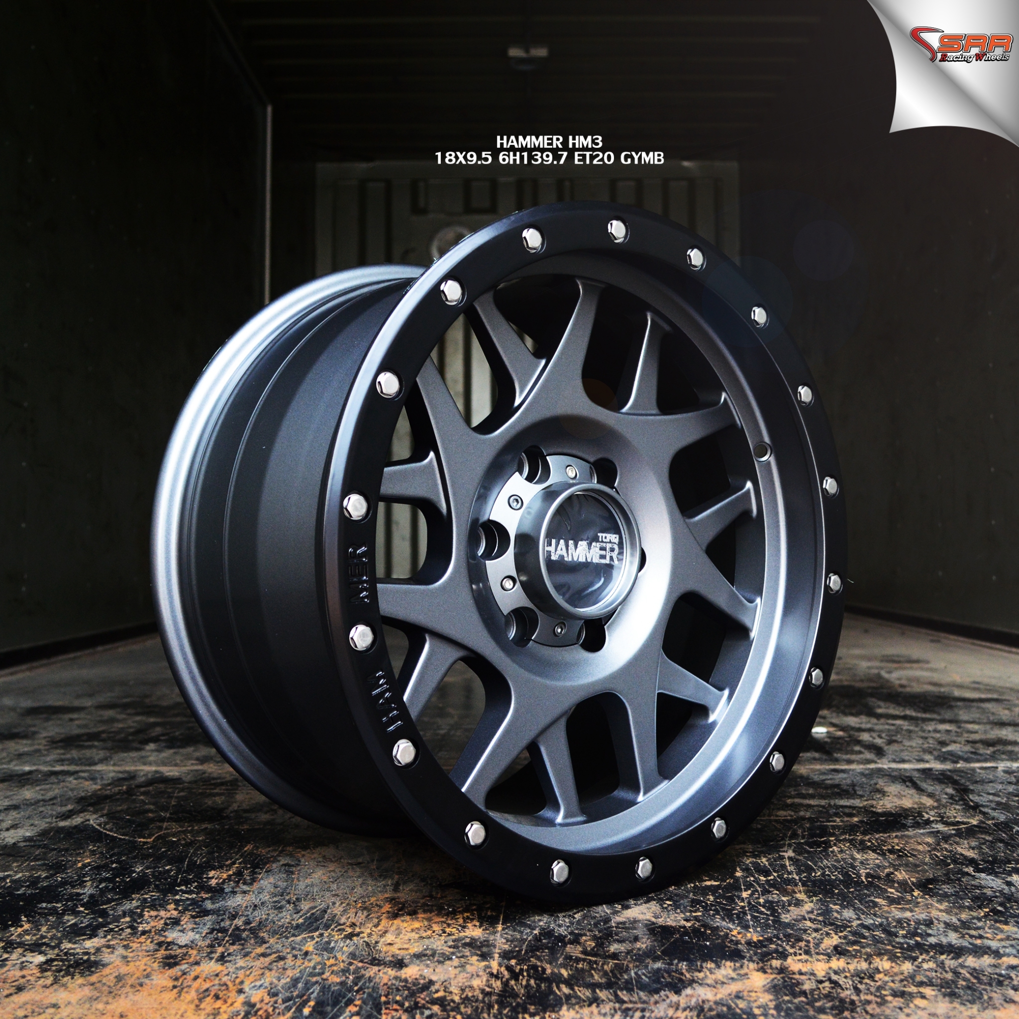 โปร ออฟโรด HAMMER HM3 ขอบ18 ยาง BF KO2