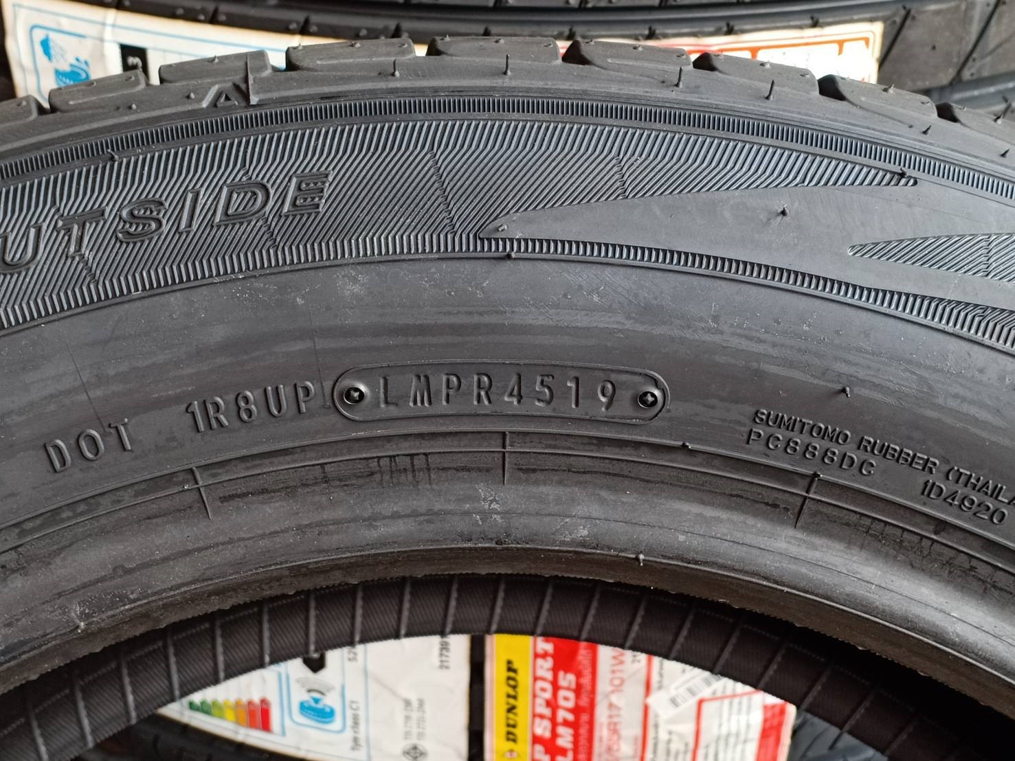 DUNLOP 225/55R17 SP SPORT LM705 101W XL MADE IN THAILAND