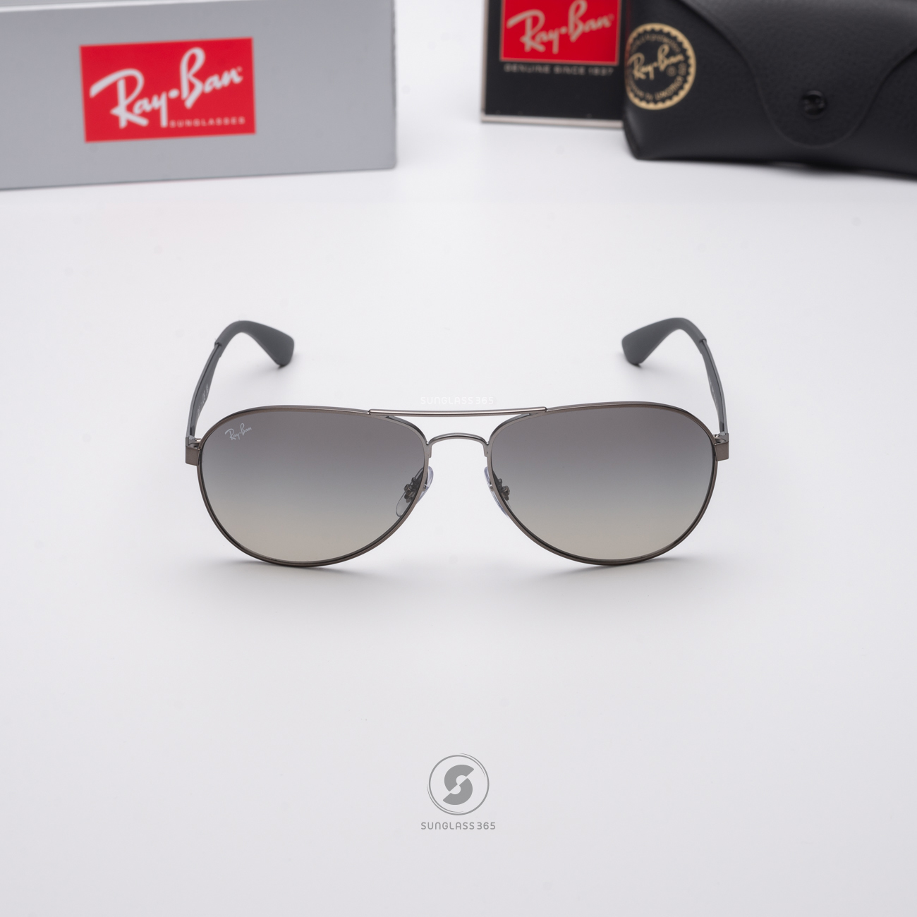 Ray Ban RB3549 029/11 Matte Gunmetal Grey Gradient