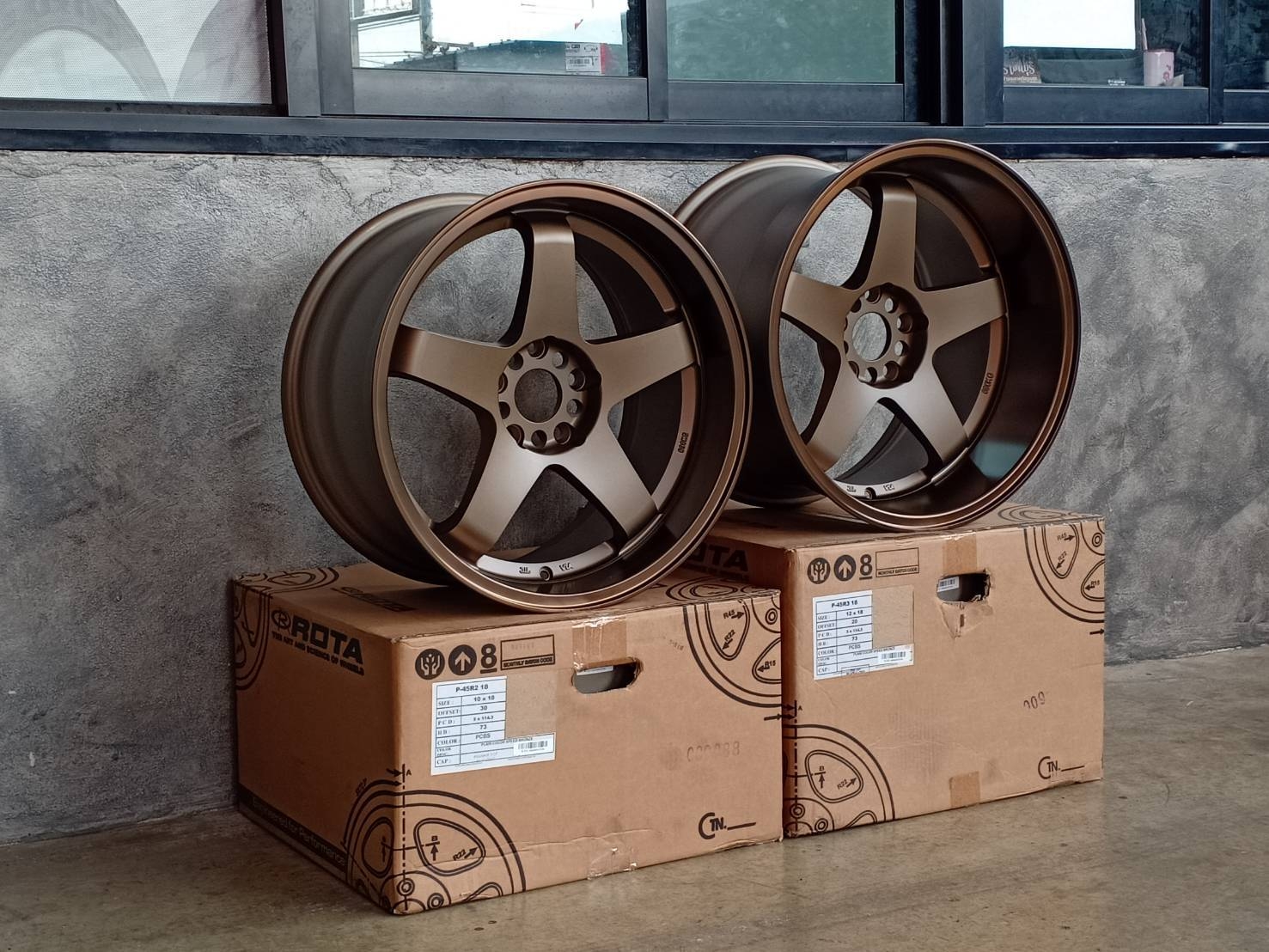 NISMO ROTA แท้ขอบ18 หน้า10หลัง12