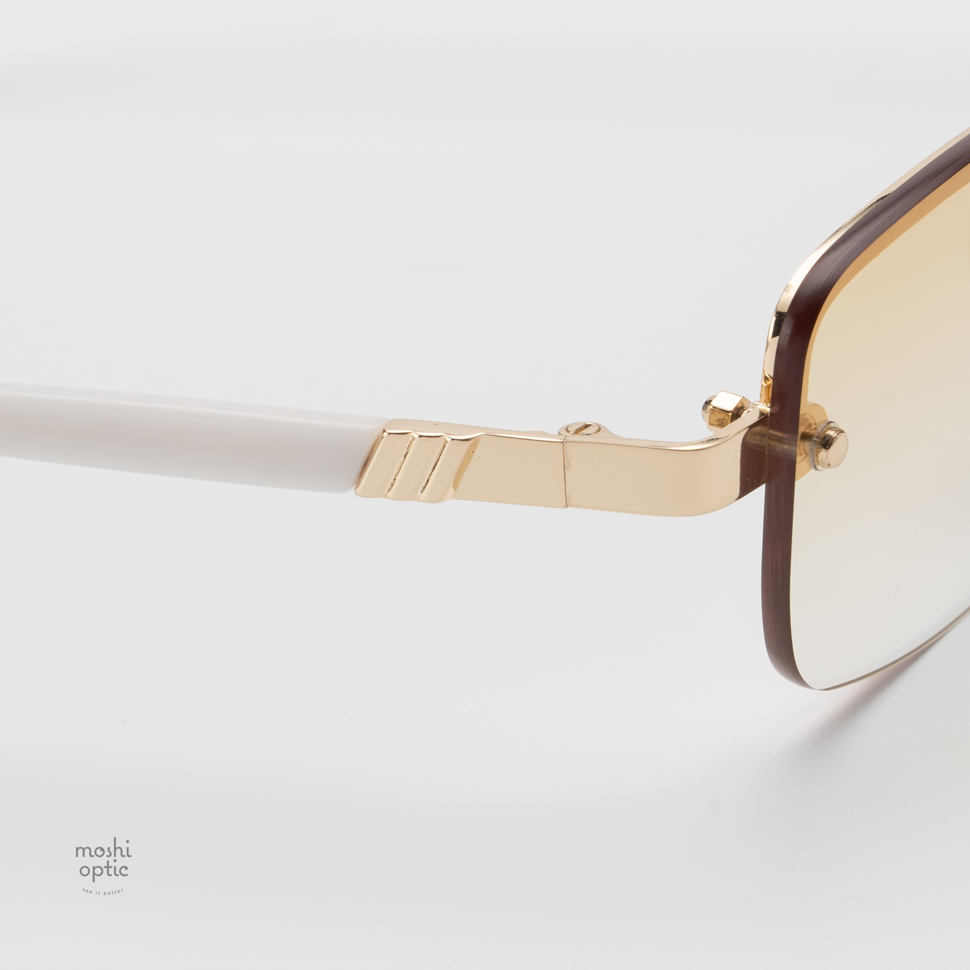 แว่นกันแดด Le Specs LSP2552164 ENIGMATIC Gold Ivory