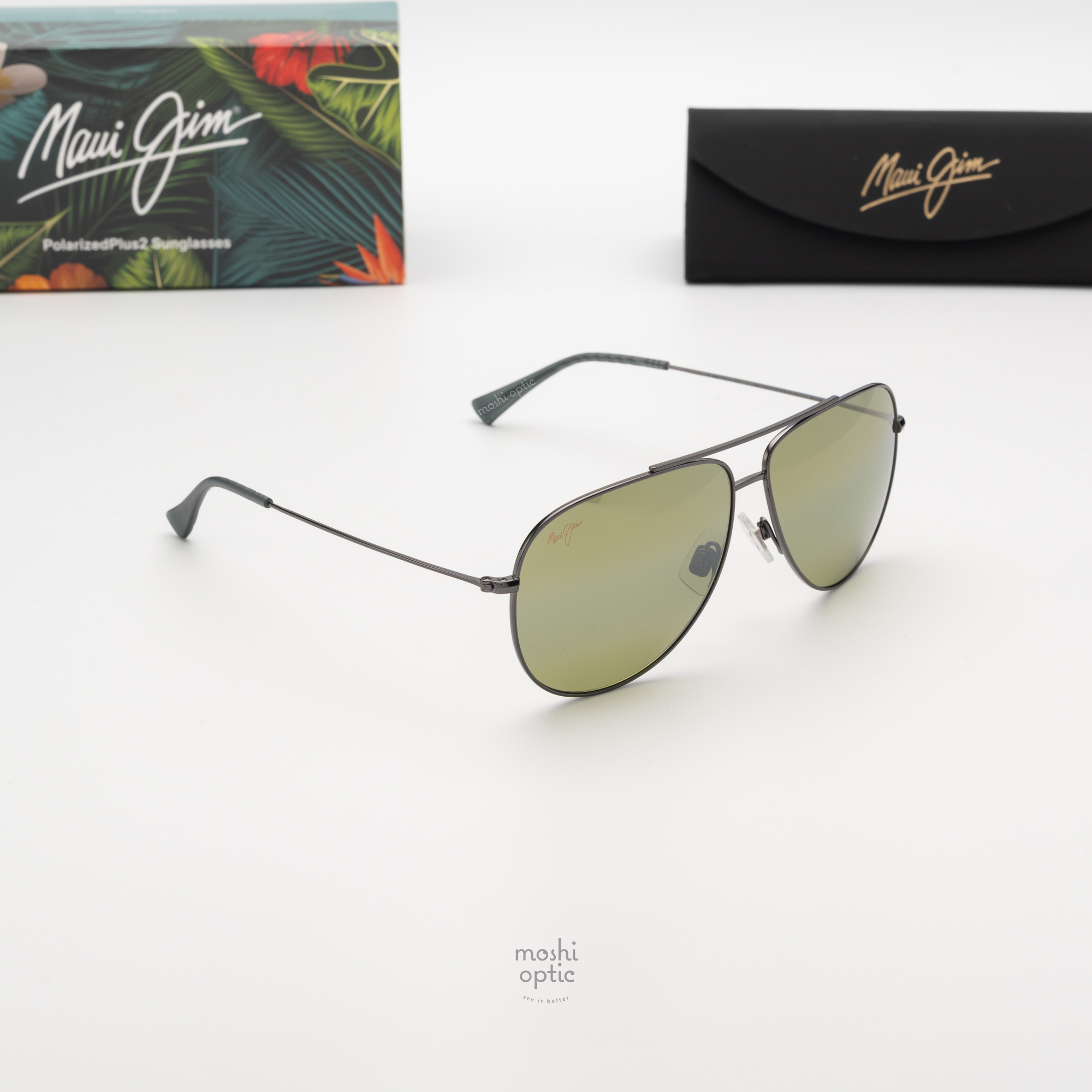 แว่นกันแดด Maui Jim Hauoli XL MJ H674 17A MAUI HT