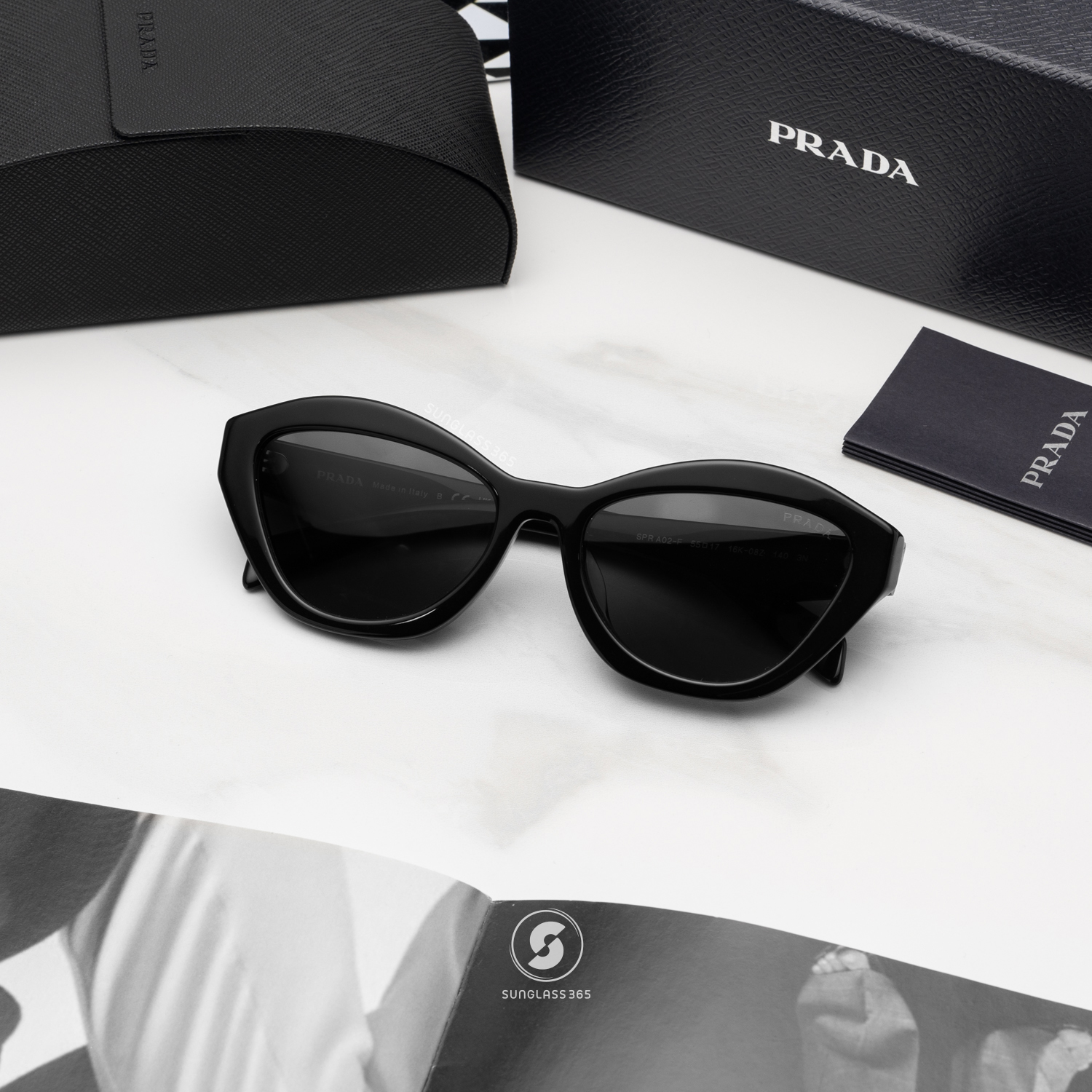 PRADA PRA02SF 16K08Z Black