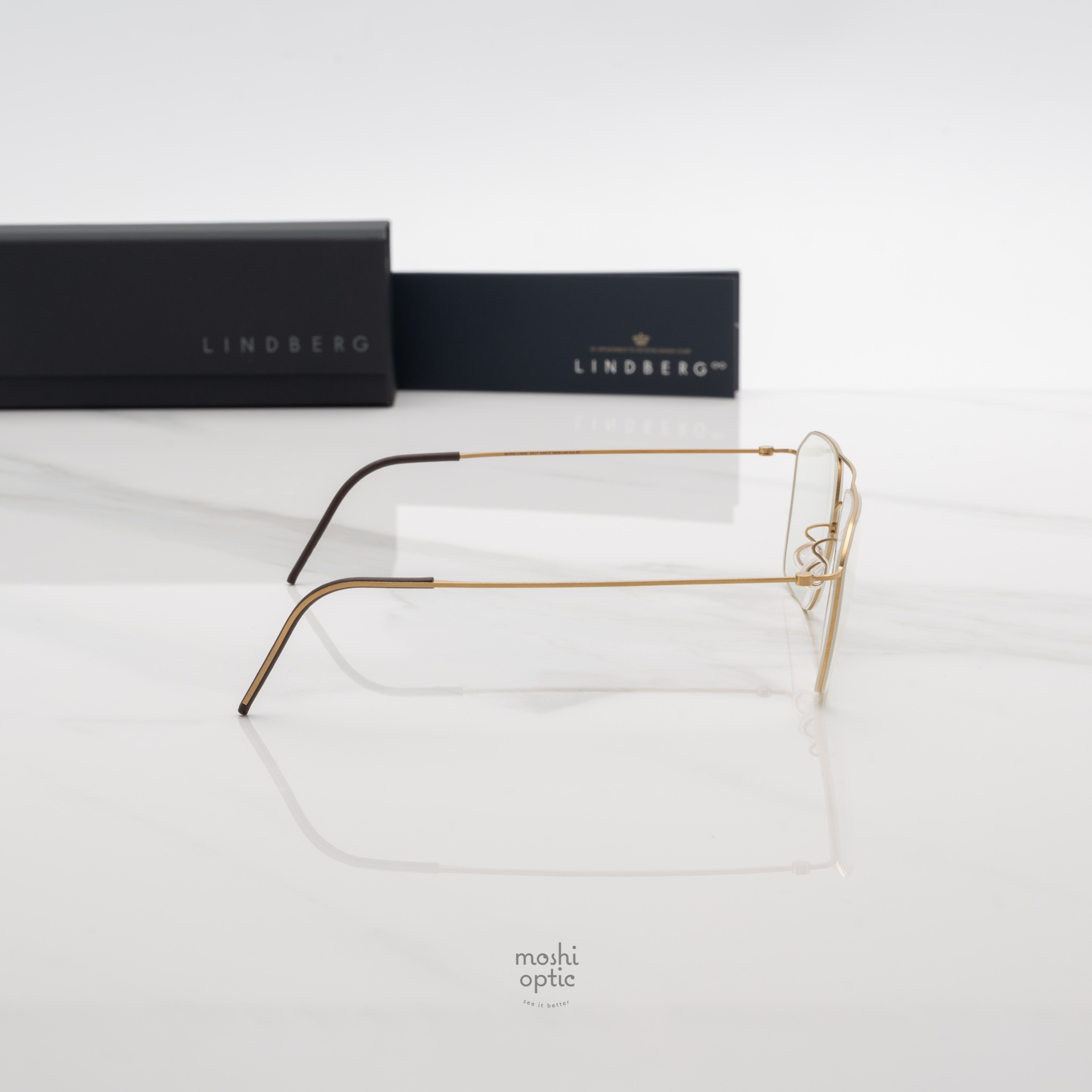 แว่นสายตา Lindberg Thintanium 098 15E2B T850 GT