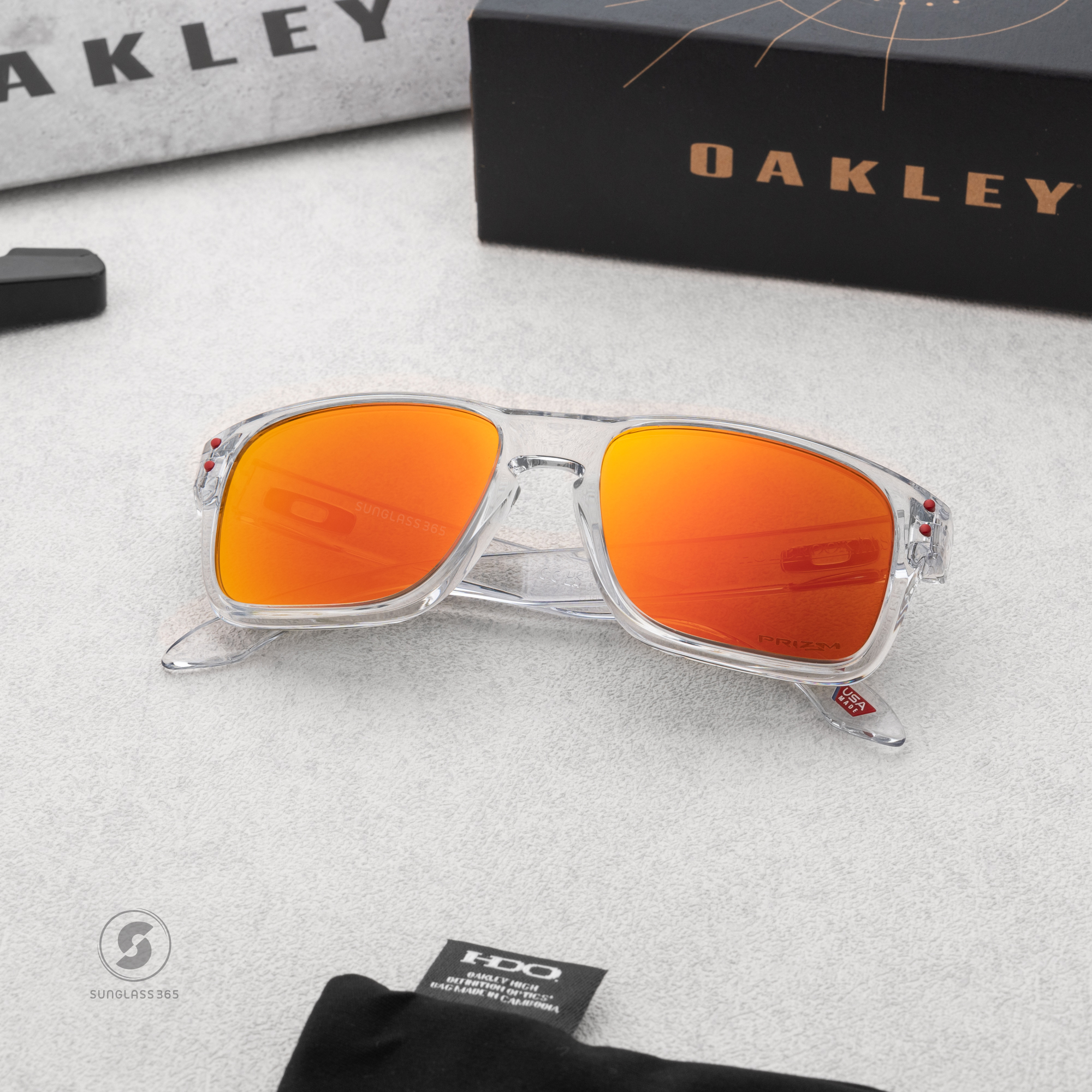 Oakley Holbrook XXS OJ9014-03 Clear Prizm Ruby