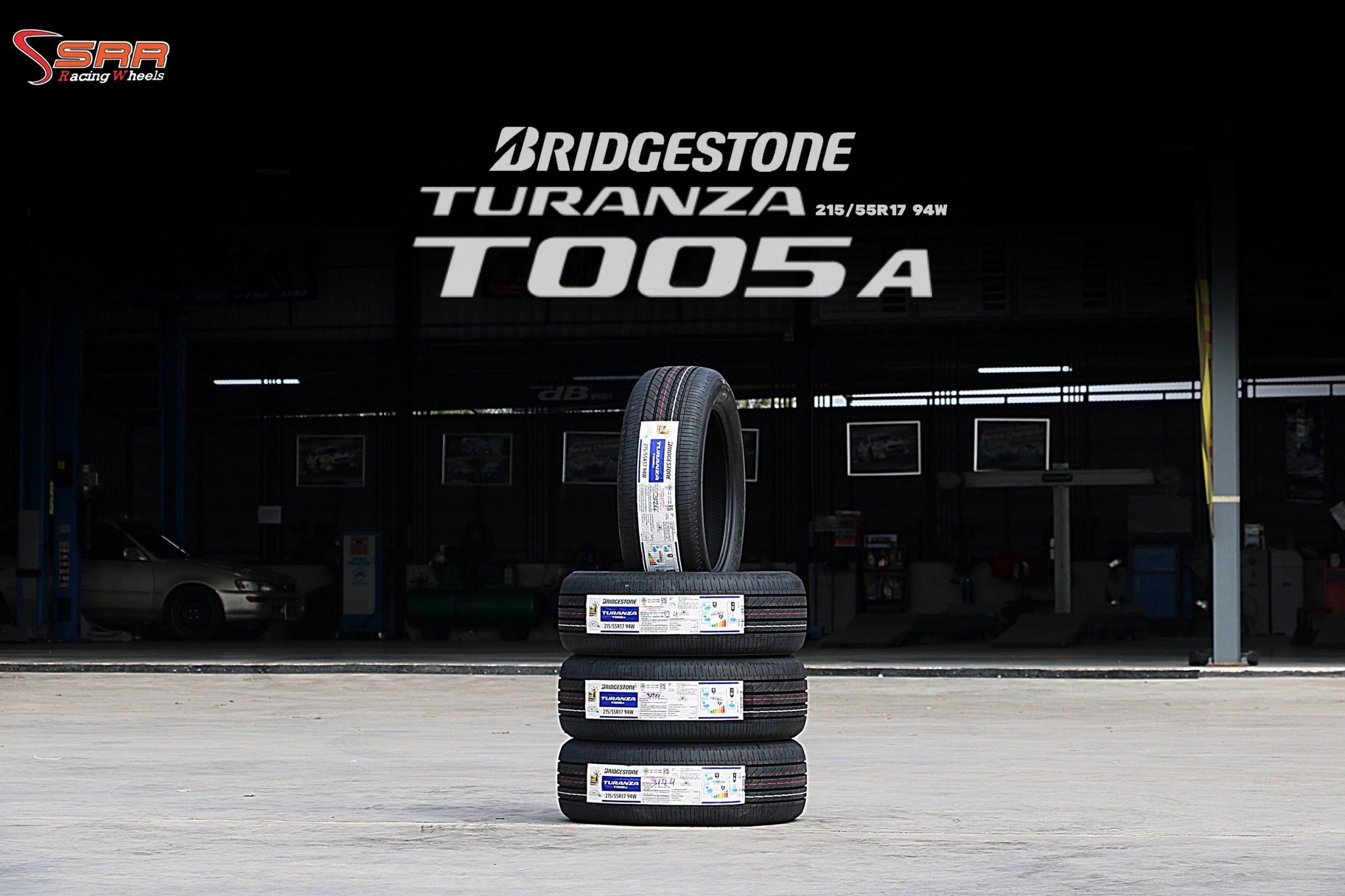 BRIDGESTONE TURANZA T005A ขนาด215/55R17 ปี2024