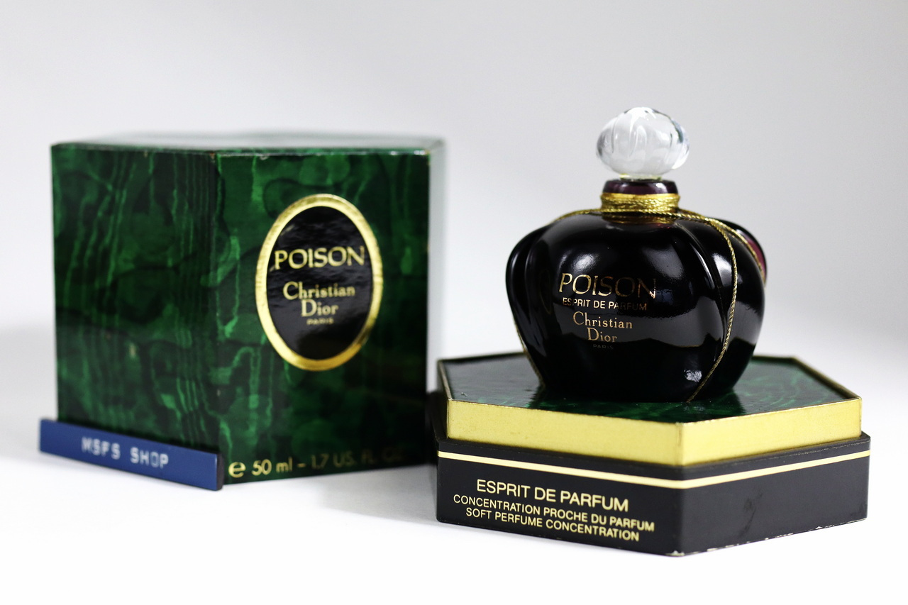 [Vintage] 🌟 Christian Dior Poison Esprit De Parfum 50ml Splash แบบแต้ม - น้ำหอม Vintage