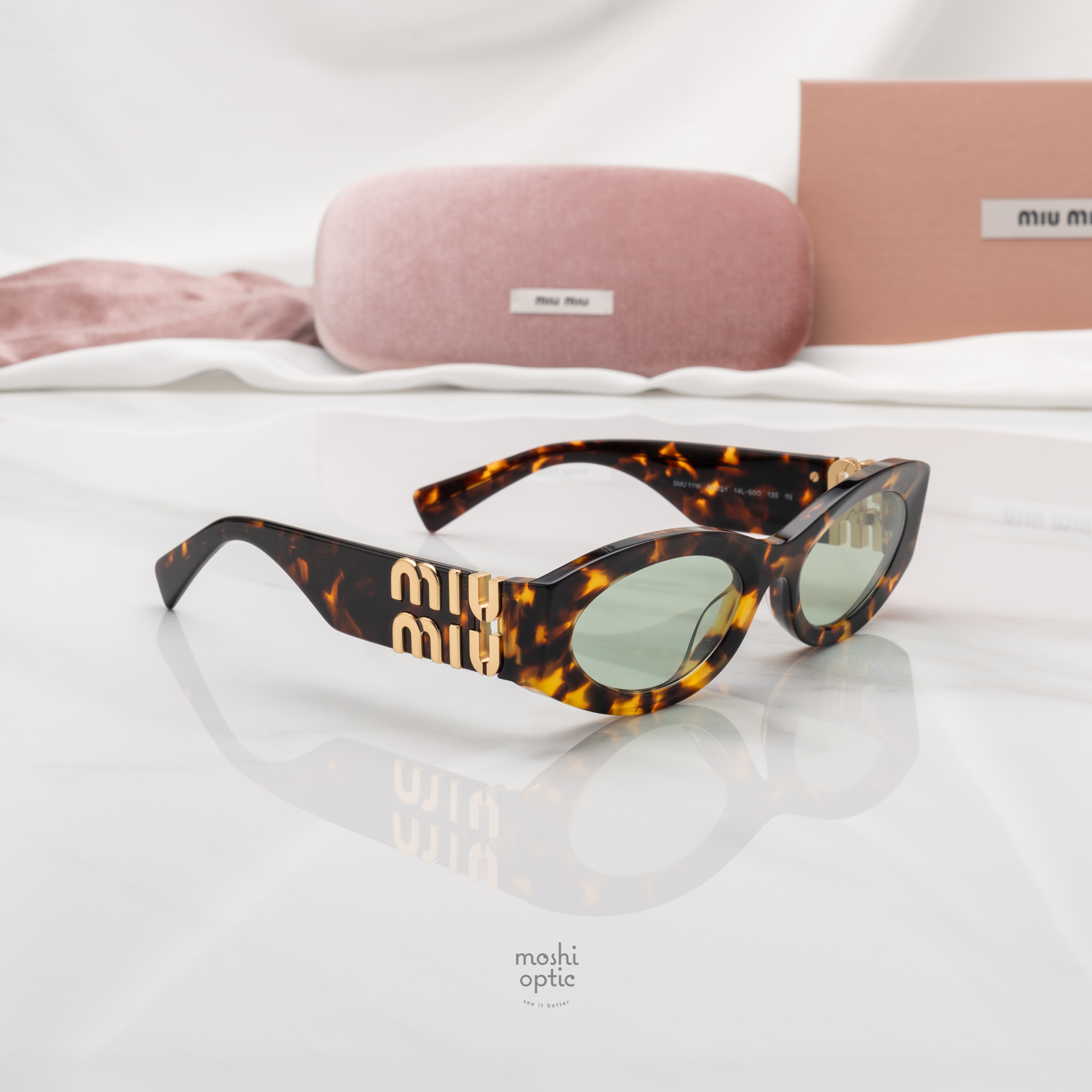 แว่นกันแดด Miu Miu Glimpse MU11WS 14L50O