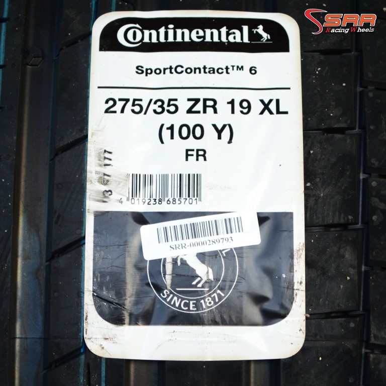 CONTINENTAL CONTACT6 CSC6 275/35-19 เส้น 9800 ปกติ 16000