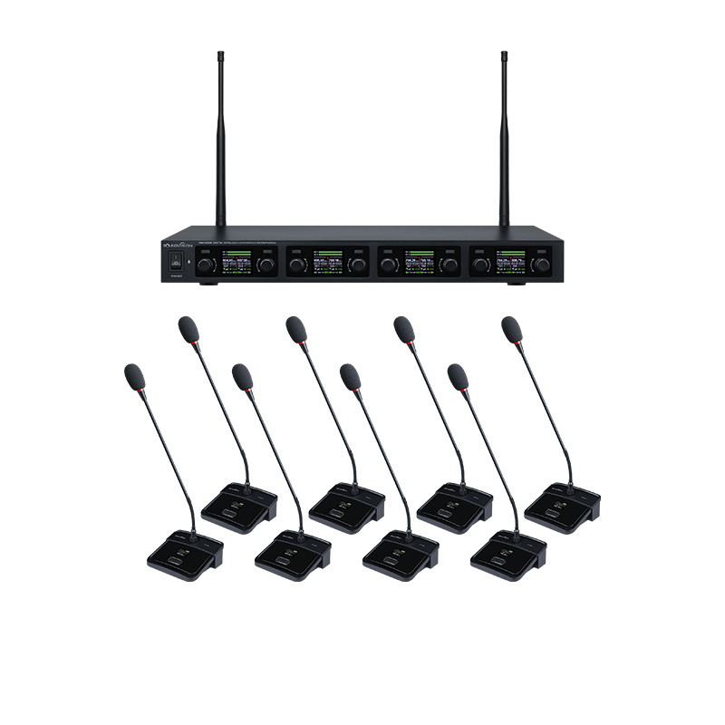 Soundvision DWC-800 ชุดไมค์ประชุมดิจิตอล แบบไร้สาย 8 ชาแนล