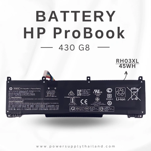 Battery HP ProBook 430 G8 440 G8 450 G8 รับประกันสินค้า แบตอึดทนนาน ตรงรุ่น ส่งฟรี