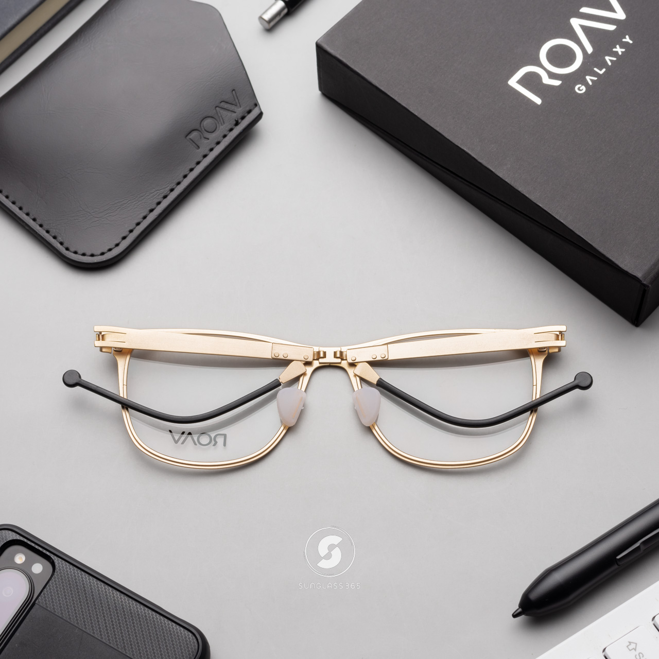 แว่นสายตา ROAV NIRO 6014 Brush Gold