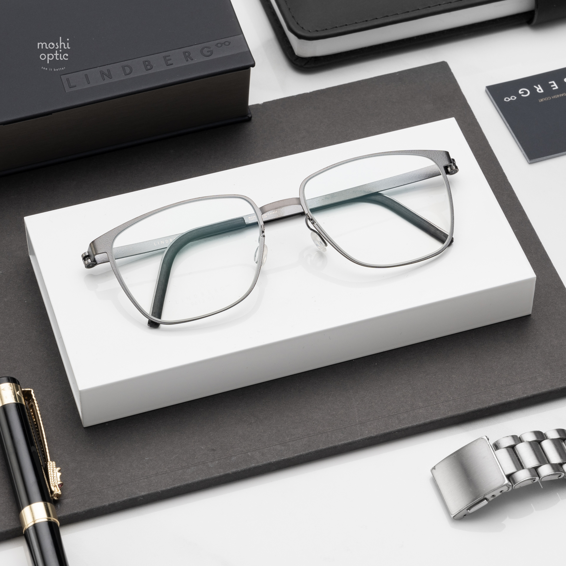 แว่นสายตา Lindberg Strip Titanium 039 1505L 9612 T207 U9