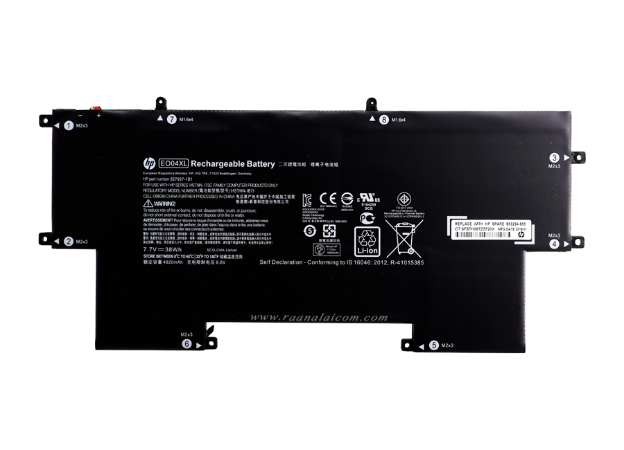 Battery HP EliteBook Folio G1 Original EO04XL EO04 ราคา พิเศษ แบตเตอรี่ โน๊ตบุ๊ค EliteBook Folio G1 HSTNN-IB71 ตรงรุ่น ลดราคาพิเศษ