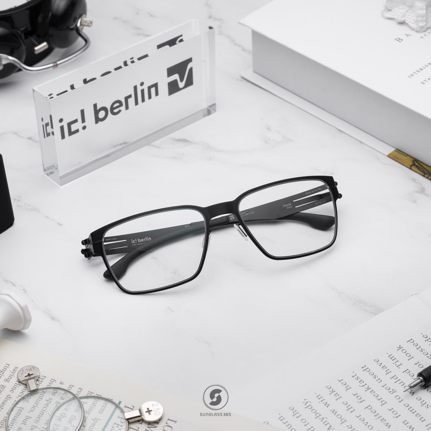 กรอบแว่น IC BERLIN Oscar Black
