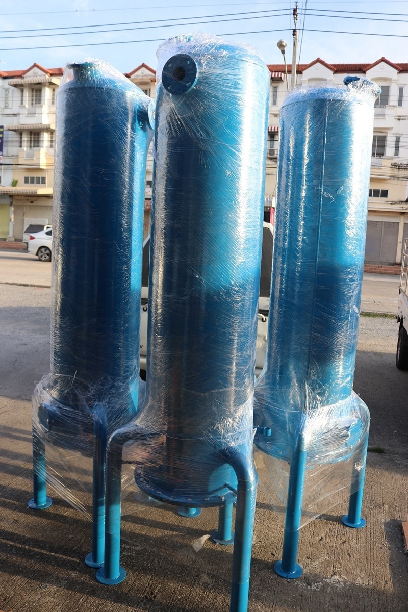 ถังกรองเหล็กขนาด26นิ้ว(65cm. x 150cm. x 4.5 mm.)